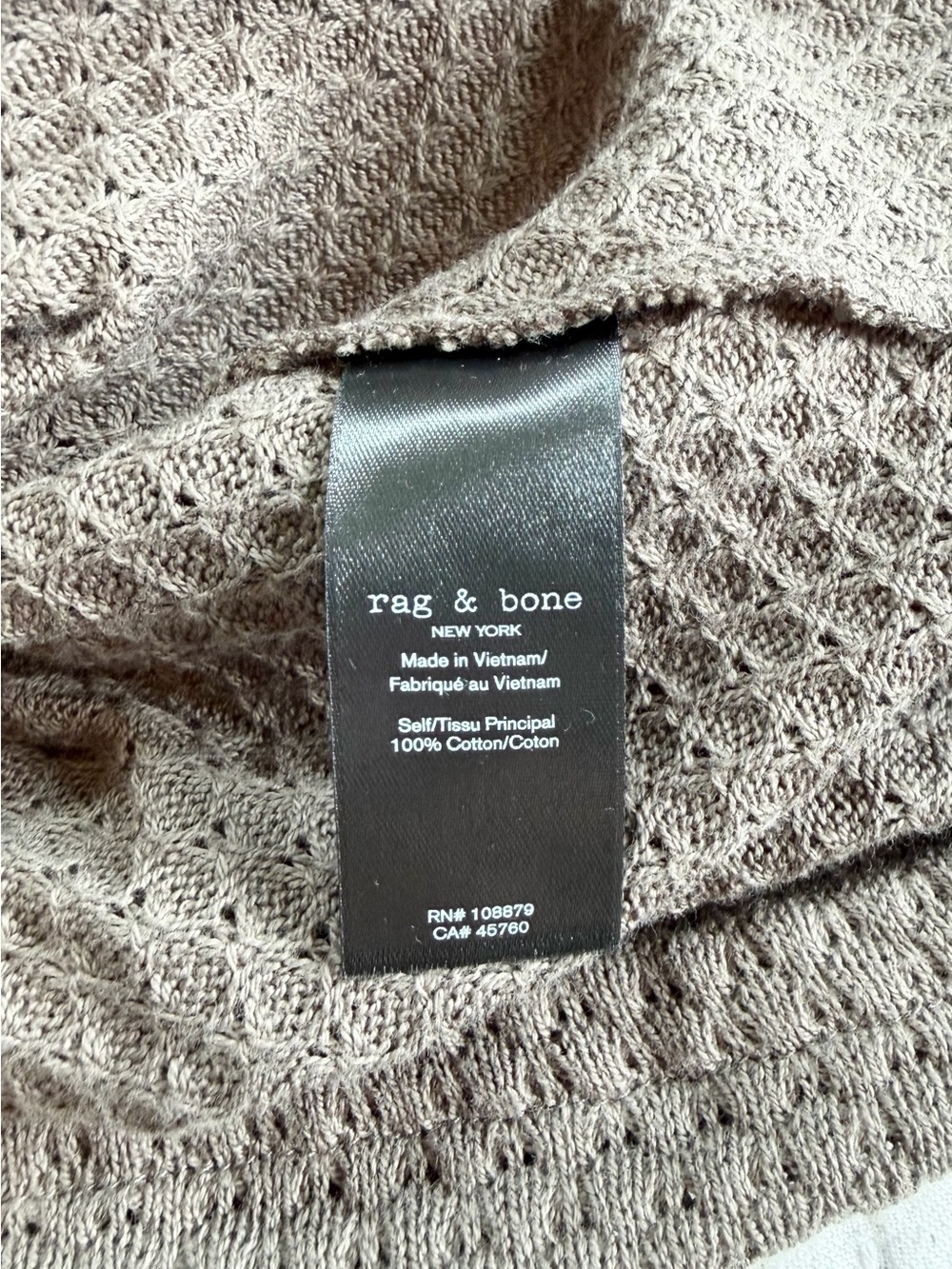 rag & bone Sleeveless V-Neck Mini Dress in Brown - Picture 5 of 9